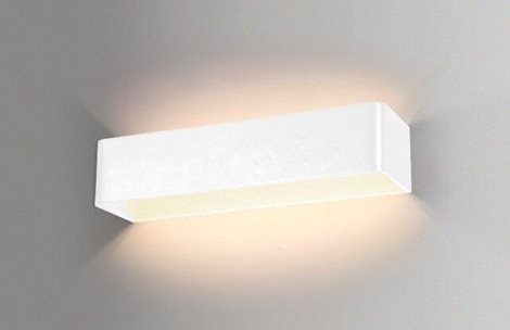 Felix L nástěnné svítidlo LED 12W 1010lm 3000K 37cm hranaté IP20, bílé 3