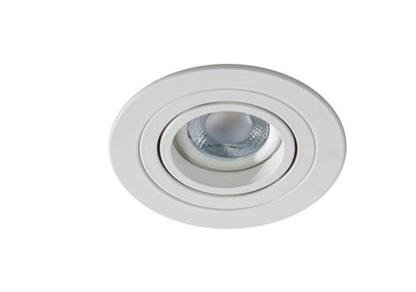 Caro R podhledové svítidlo 1x GU10 50W bez zdroje 9,5cm kulaté IP20, bílé 1
