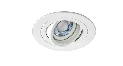 Caro R podhledové svítidlo 1x GU10 50W bez zdroje 9,5cm kulaté IP20, bílé 3