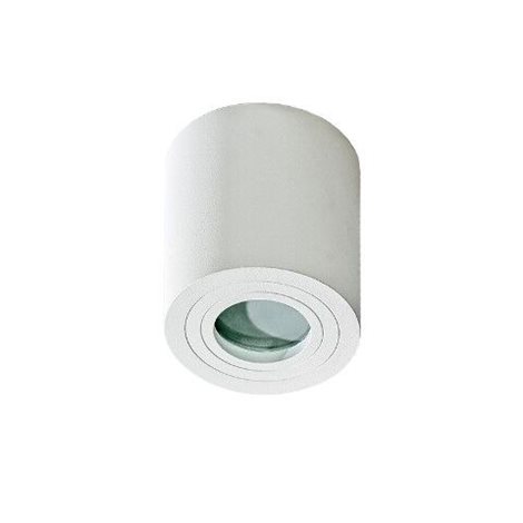 Brant koupelnové přisazené svítidlo 1x GU10 50W bez zdroje 9cm kulaté IP44, bílé 1