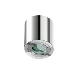 Brant koupelnové přisazené svítidlo 1x GU10 50W bez zdroje 9cm kulaté IP44, chromové