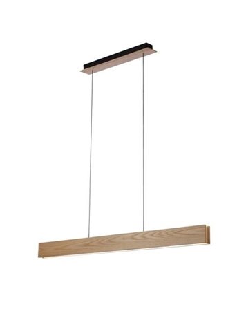 Laria Wood závěsné svítidlo LED 40W + 10W 3000lm 3000K 120cm IP20, dřevěný dekor 1