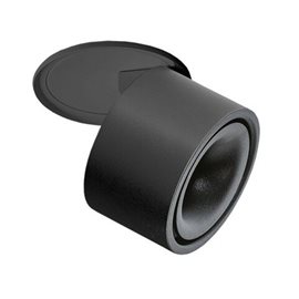 Costa Spot vestavné svítidlo LED 12W 870lm 3000K 10cm kulaté IP20, černé