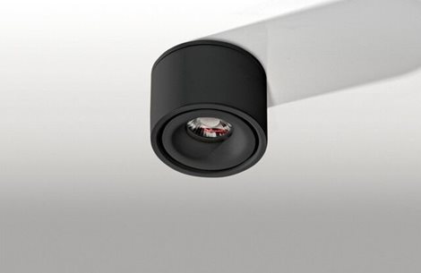 Costa Spot vestavné svítidlo LED 12W 870lm 3000K 10cm kulaté IP20, černé 3