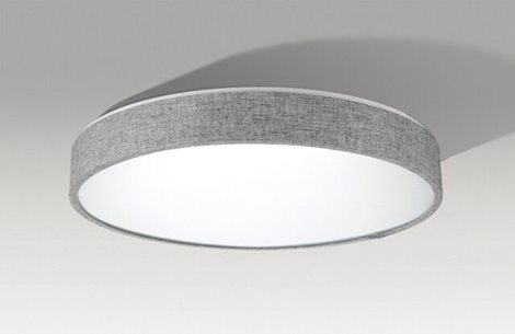 Collodi 48 přisazené svítidlo LED 50W 3390lm 3000-6500K 48cm kulaté IP20, šedé + ovladač 2