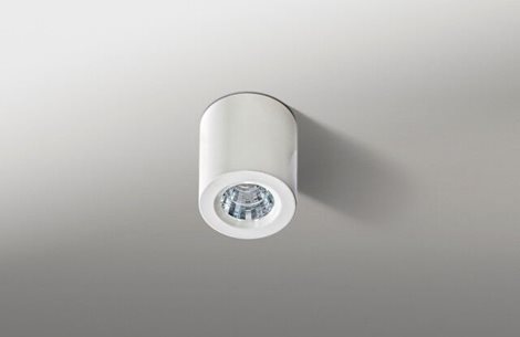 Nano přisazené bodové svítidlo LED 6W 405lm 3000K 5,5cm kulaté IP20, bílé 3