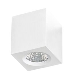 Nano přisazené bodové svítidlo LED 6W 360lm 3200K 5,6cm hranaté IP20, bílé