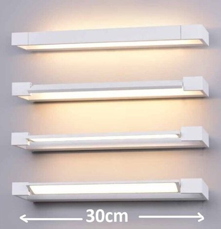 Dali koupelnové nástěnné svítidlo LED 9W 1080lm 4000K 30cm IP44, bílé 2