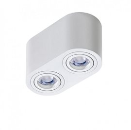 Brant 2 přisazené svítidlo 2x GU10 50W bez zdroje 18,5cm IP20, bílé