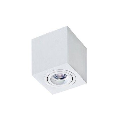 Brant přisazené bodové svítidlo 1x GU10 50W bez zdroje 9cm hranaté IP20, bílé 1