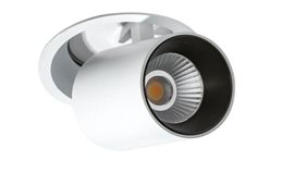 Luna zápustné svítidlo LED 15W 1150lm 3000K stmívatelné IP20, bílá/černá