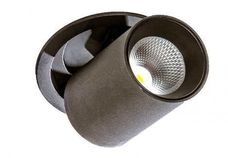 Luna zápustné svítidlo LED 15W 1150lm 3000K stmívatelné IP20, černé 1