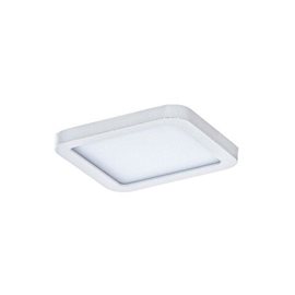 Slim vestavné koupelnové svítidlo LED 6W 500lm 3000K 9cm hranaté IP44, bílé
