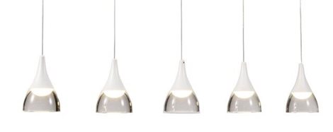 Dalmatia závěsné svítidlo LED 25W 1500lm 3000K 80cm IP20, bílé 2