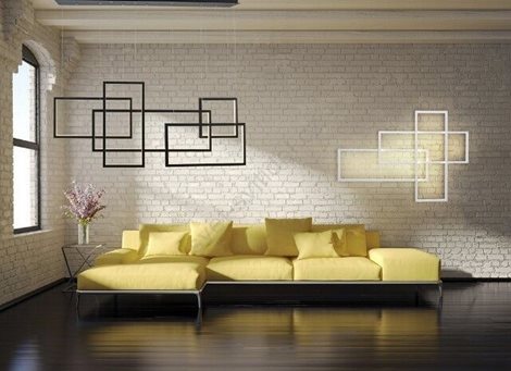 Quadratus závěsné svítidlo LED 105W 6500lm 3000K stmívatelné 130cm IP20, bílé 2