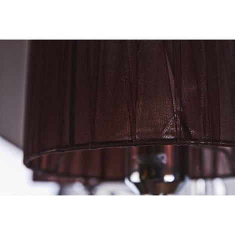 IMPRESS stolní lampa 1x E27 50W bez zdroje 43cm IP20, hnědá/chrom 2