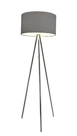 Finn stojací lampa 1x E27 60W bez zdroje 146cm IP20, šedá