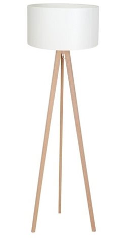Tripod Wood tělo stojací lampy 1x E27 60W bez zdroje 130cm IP20, světlé dřevo 5