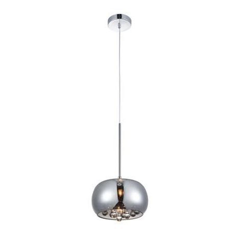 Burn 1 závěsné svítidlo 1x G9 40W bez zdroje 22cm IP20, chrom/křišťál 1