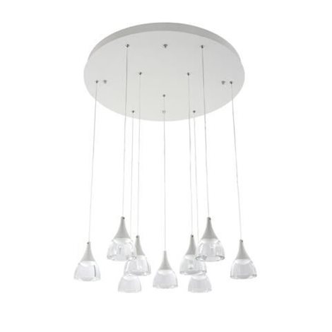 Dalmatia 9 závěsné svítidlo 45W 3880lm 68cm 3000K stmívatelné IP20, bílé 1