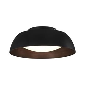 Lenox stropní svítidlo LED 24W 1950lm 2700-6000K stmívatelné 40cm IP20, černá/měděná
