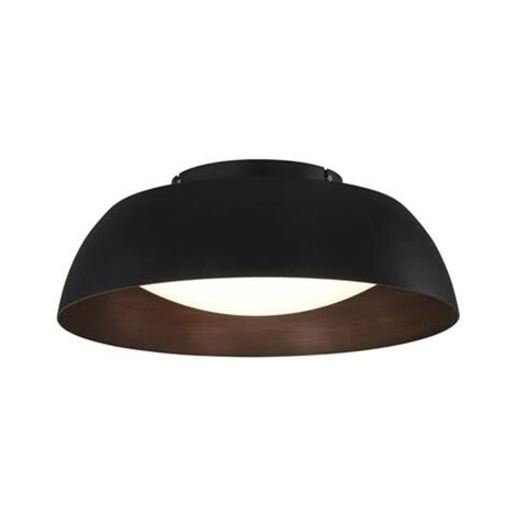Lenox stropní svítidlo LED 24W 1950lm 2700-6000K stmívatelné 40cm IP20, černá/měděná