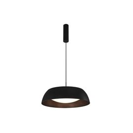 Lenox stropní svítidlo LED 24W 1720lm 2600-6000K stmívatelné 41cm IP20, černo-měděné + ovladač