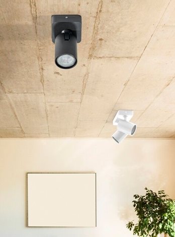 Exo 1 přisazené bodové svítidlo 1x GU10 35W bez zdroje IP20, bílé 2