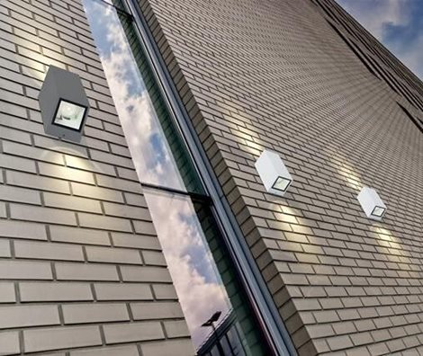 Jake Wall venkovní nástěnné bodové svítidlo 2x GU10 35W bez zdroje 21cm hranaté IP54, bílé 2