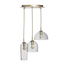 Blanca závěsné svítidlo 3x E14 40W bez zdroje 45cm IP20, champagne