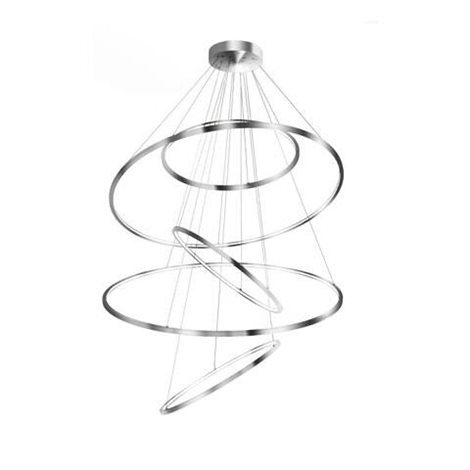 Wheel XXL závěsné svítidlo LED 190W 11400lm 3000K IP20, lesklý chrom 1