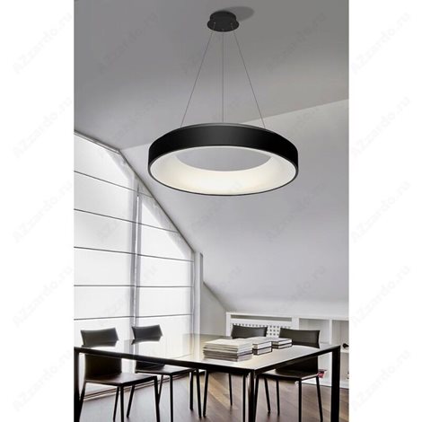 Sovana závěsné svítidlo LED 40W 2200lm 2700-6500K 45cm kulaté IP20, šedé + ovladač 7