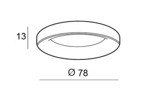 Sovana přisazené svítidlo LED 73W 5010lm 2700-6500K 80cm kulaté IP20, bílé + ovladač 6