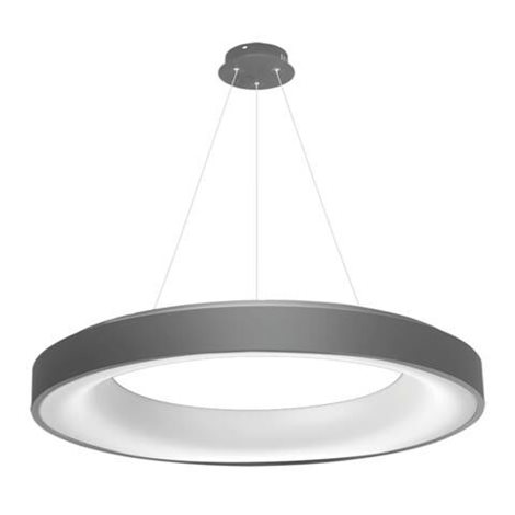 Sovana závěsné svítidlo LED 80W 4000lm 2700-6500K 80cm kulaté IP20, šedé + ovladač 2