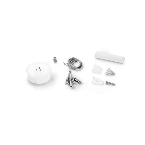 Monza Set pro zavěšení stropních svítidel Monza R o průměrech 30cm, 40cm, 60cm, bílá 3