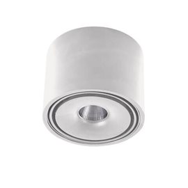 Boston Tube přisazené bodové svítidlo LED 10W 685lm 3000K stmívatelné 10,5cm kulaté IP20, bílé