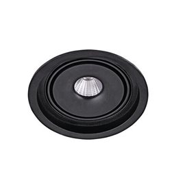 Boston 1 záspustné svítidlo LED 10W 685lm 3200K stmívatelné 12,9cm kulaté IP20, černé