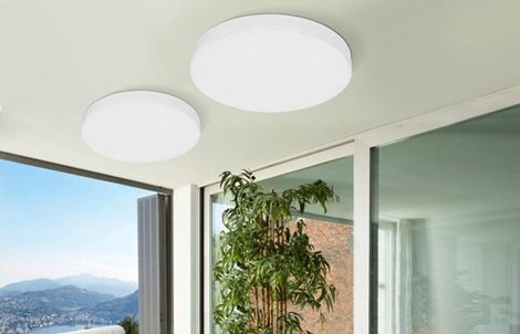 Monza II přisazené svítidlo LED 36W 3050lm 3000K 30cm kulaté IP20, bílé 3