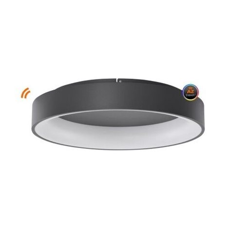 Solvent R SMART přisazené svítidlo LED 120W 7680lm 3000-6000K 110cm kulaté IP20, šedé + ovladač 3
