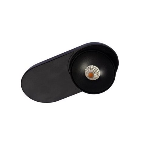 TORONTO 1 podhledové svítidlo LED 10W 680lm 3000K 20,5cm oválné IP20, černé 2
