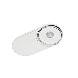 TORONTO 1 podhledové svítidlo LED 10W 680lm 3000K 20,5cm oválné IP20, bílé