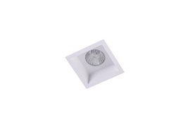 MILET vestavné svítidlo 1x GU10 50W bez zdroje 8,4cm hranaté IP20, bílé