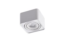 PAOLA přisazené bodové svítidlo 1x GU10 50W bez zdroje 15cm hranaté IP20, bílé