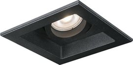 MINORKA podhledové svítidlo 1x GU10 50W bez zdroje 10,6cm hranaté IP20, černé