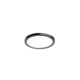Slim vestavné koupelnové svítidlo LED 24W 2000lm 4000K 22,5cm kulaté IP44, černé