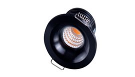OKA zápustné bodové svítidlo LED 3W 250lm 3000K 4,8cm kulaté IP20, černé