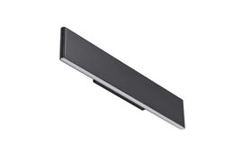 NORMAN nástěnné svítidlo LED 17W 1020lm 3000K 44,2cm IP20, černé