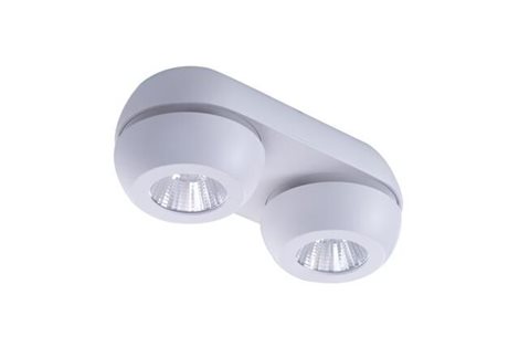 OJOS 2 přisazené bodové svítidlo LED 18W 1400lm 3000K IP20, bílé 5