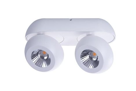 OJOS 2 přisazené bodové svítidlo LED 18W 1400lm 3000K IP20, bílé 1