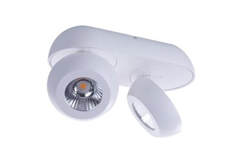 OJOS 2 přisazené bodové svítidlo LED 18W 1400lm 3000K IP20, bílé 4